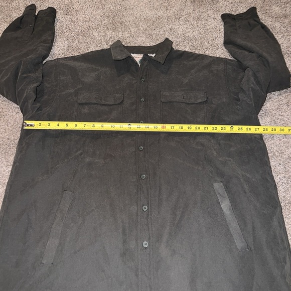 Vintage Northwest Territory Sherpa Lined Jacket Mens Green XXLT - Picture 6 of 7